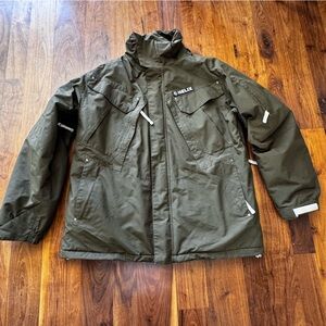 Helix Snowboardwear Jacket Snowboard Ski Olive Green